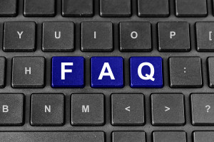 Faq Or Frequently Asked Questions Word On Keyboard